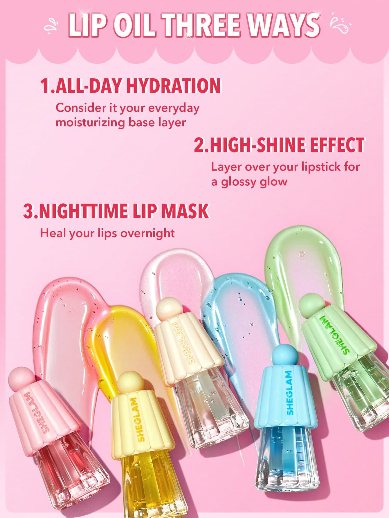 Jelly Wow Hydrating Lip Oil-Grapefruit Glow thumbnail 3