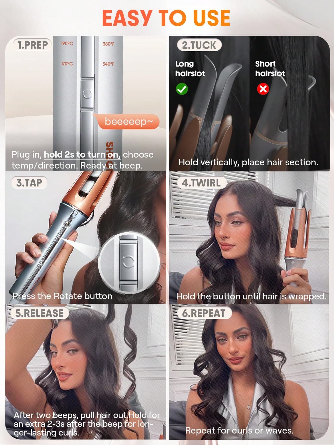 It-Curl One-Touch Instant Curler thumbnail 3