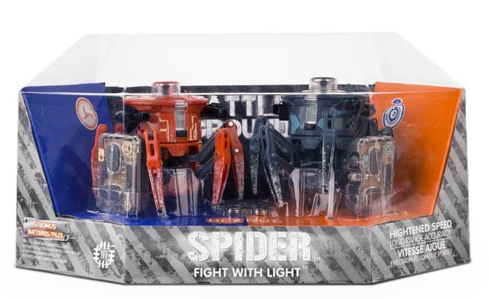 HEXBUG Battle Spider 2.0 Dual Pack Blue and Orange