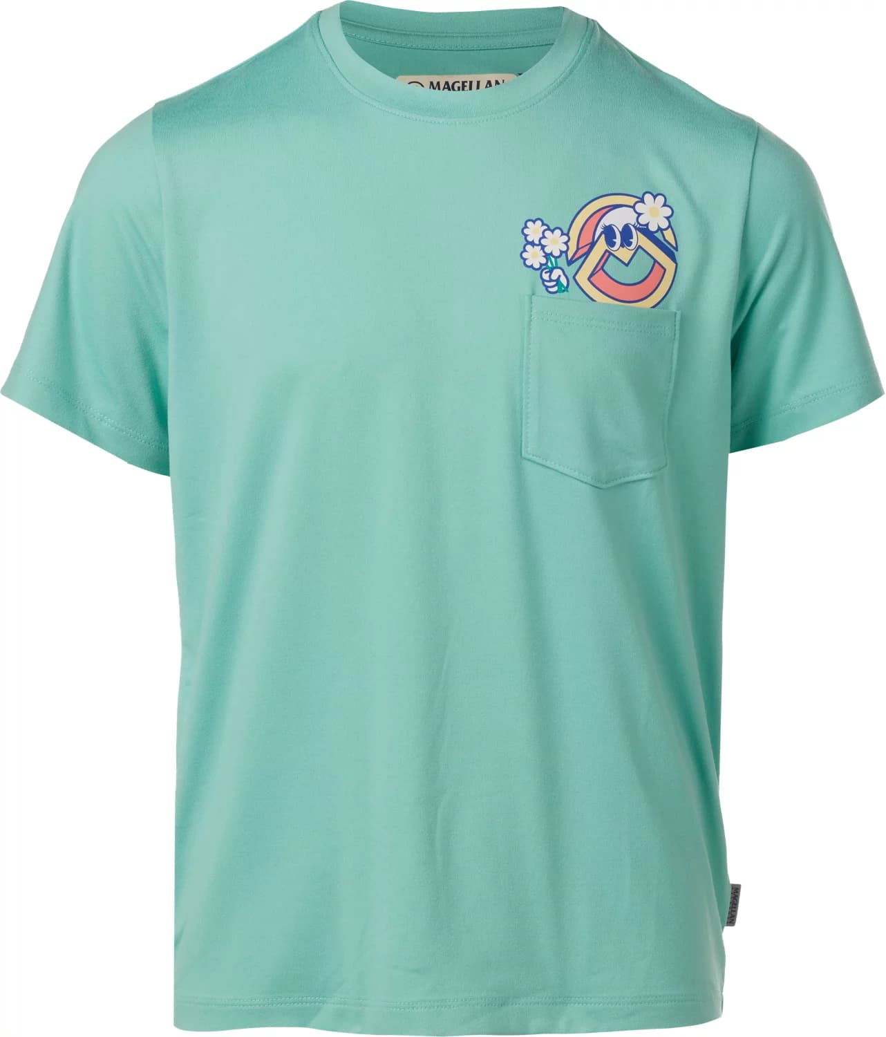 Magellan Outdoors Girls' Catch & Release Flower Graphic T-shirt thumbnail 2