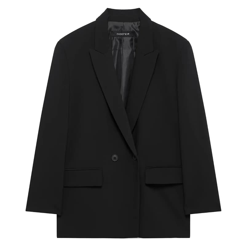 TRAF Y2K 2025 Women's Blazer Spring Office Wear Outerwears Black Green Gray Blazer Long Sleeve Coats Blazers Fitted Suit Jacket - AliExpress  thumbnail 2
