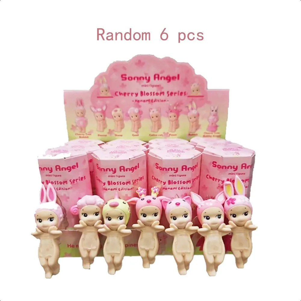 Original Cherry Blossom Sonny Angel Hippers Standing Posture Series Anime Figures Office Car Decor Collection Gifts Generation - AliExpress  thumbnail 2