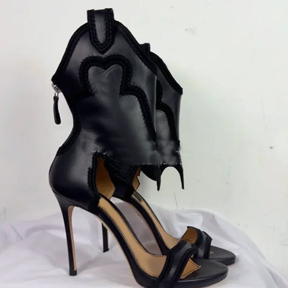 Patchwork One Word Belt Sandal Boots Sexy Pointed Toe Accept Customzed Size 35-43  New Arrival Autumm/Winter Modern Boots - AliExpress 322 thumbnail 6