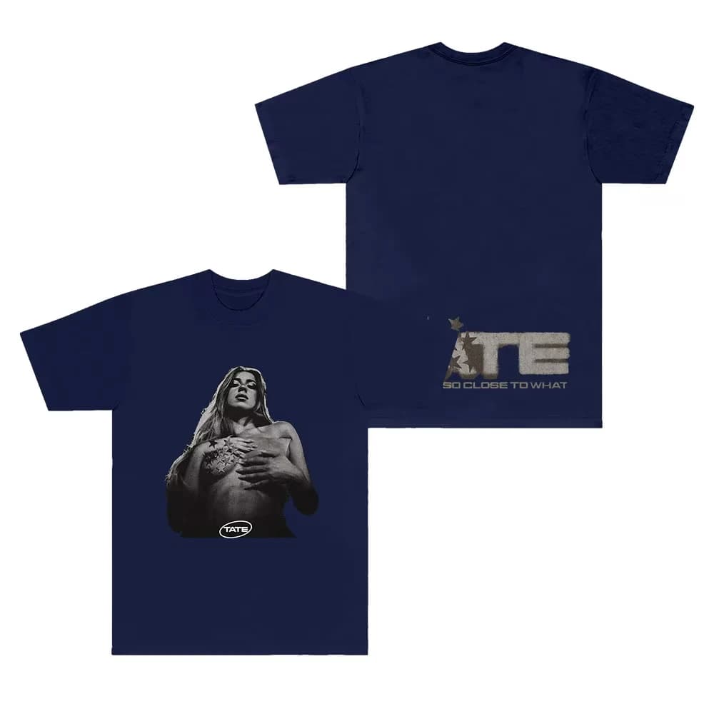 Tate McRae Onmyhands Cotton T-Shirts So Close To What Merch Tee Cosplay Print Women Men Fashion Crewneck Short Sleeve Unisex Top - AliExpress  thumbnail 4