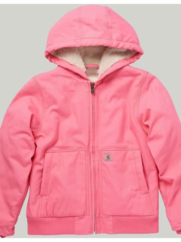 Pink Carhartt Jacket | Unisex Adult Jacket - Image 1