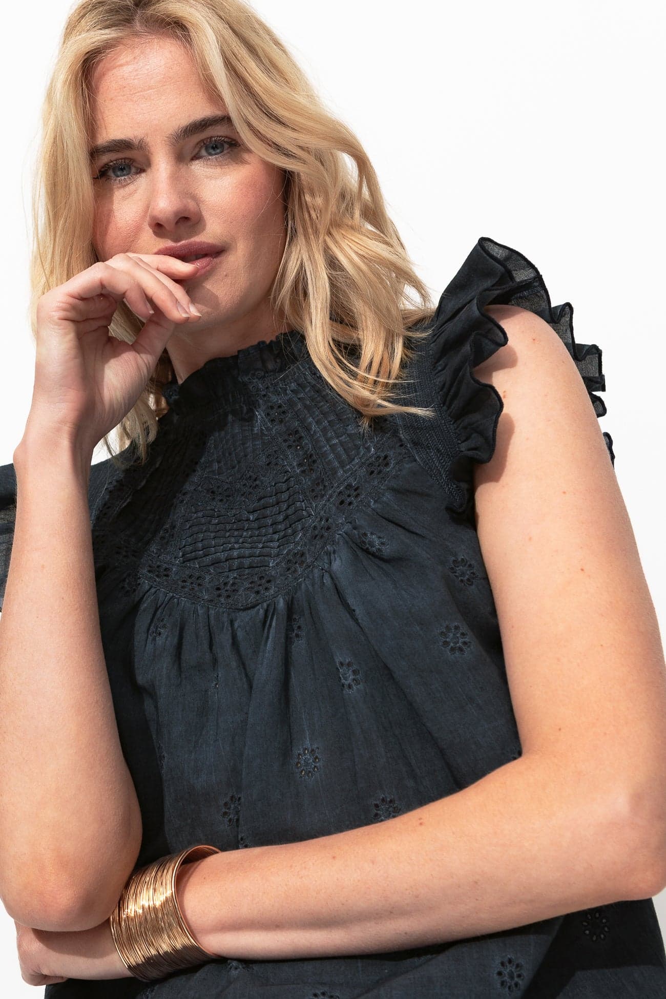 Blouse en broderie anglaise thumbnail 4