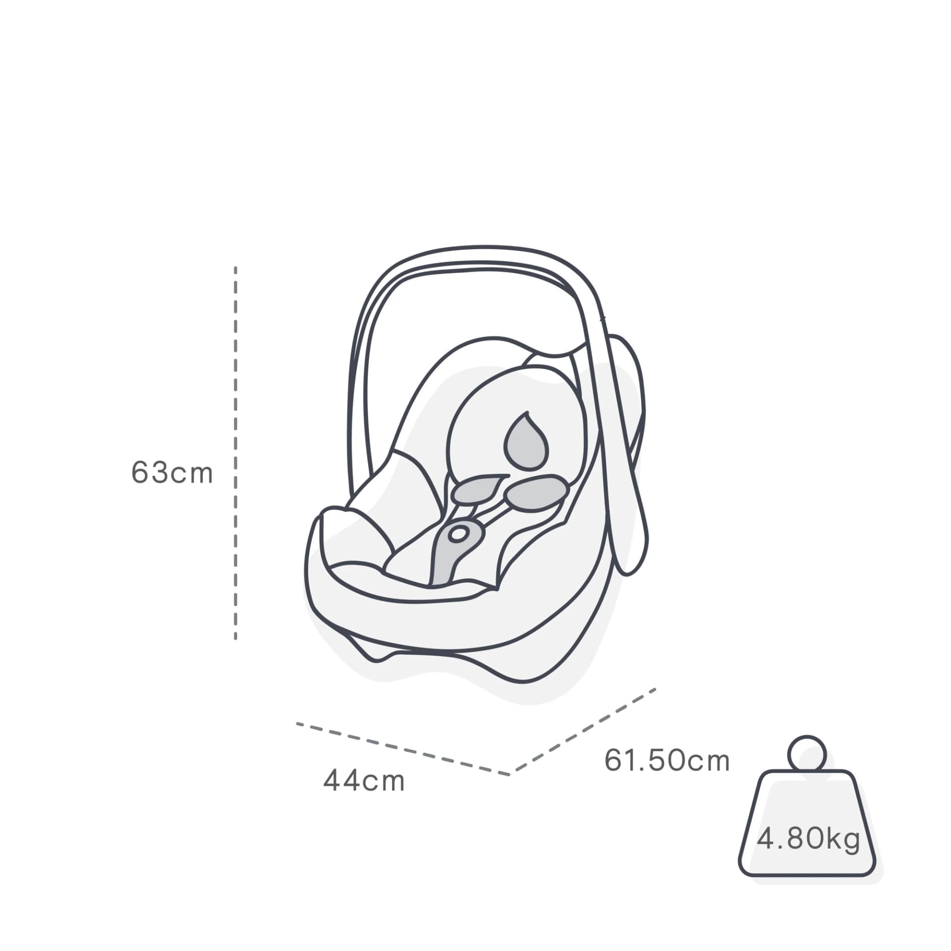 Maxi-Cosi Mico 6 Infant Capsule Black (Non Isofix) thumbnail 4