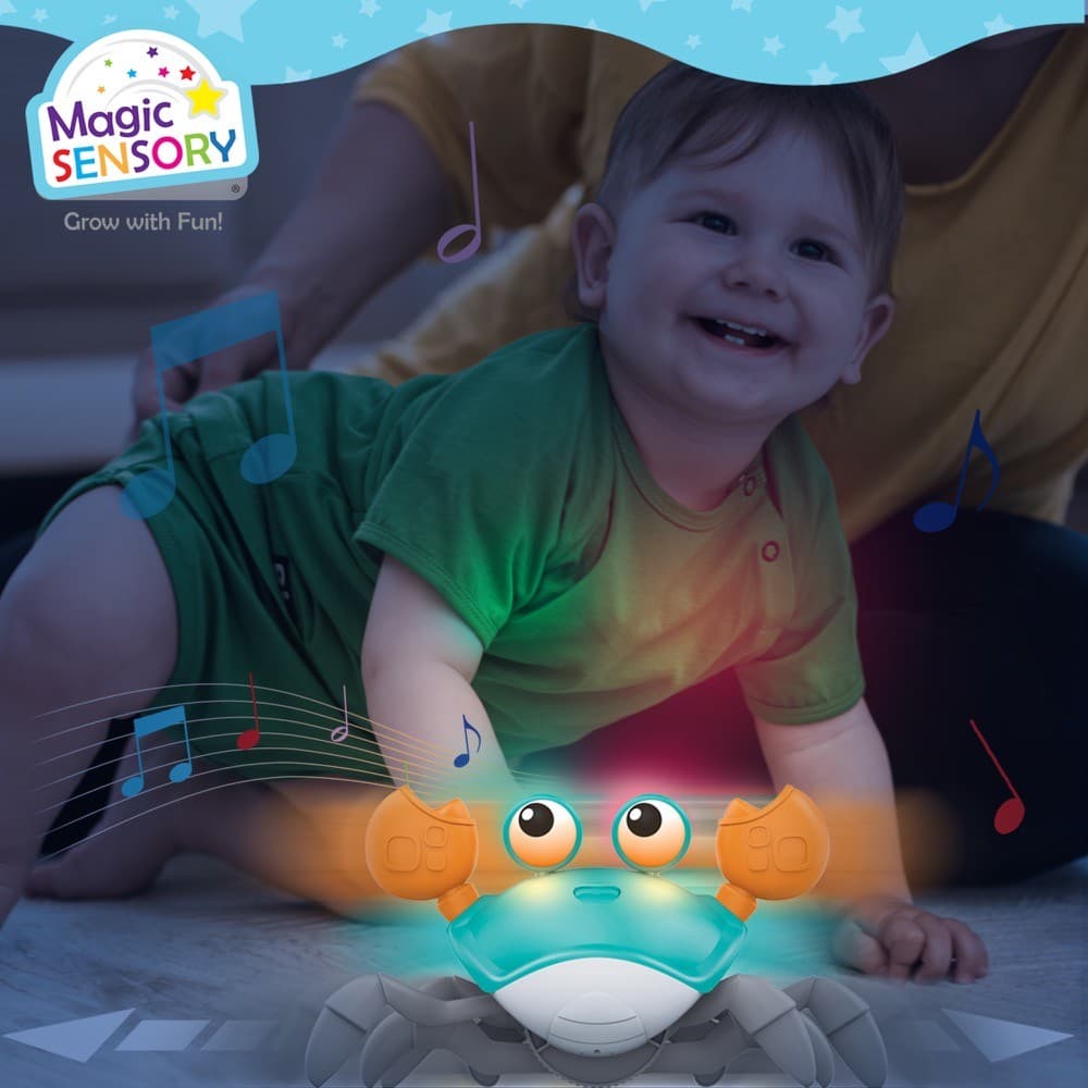 Magic Sensory Interactive Crab Crawler Blue thumbnail 4