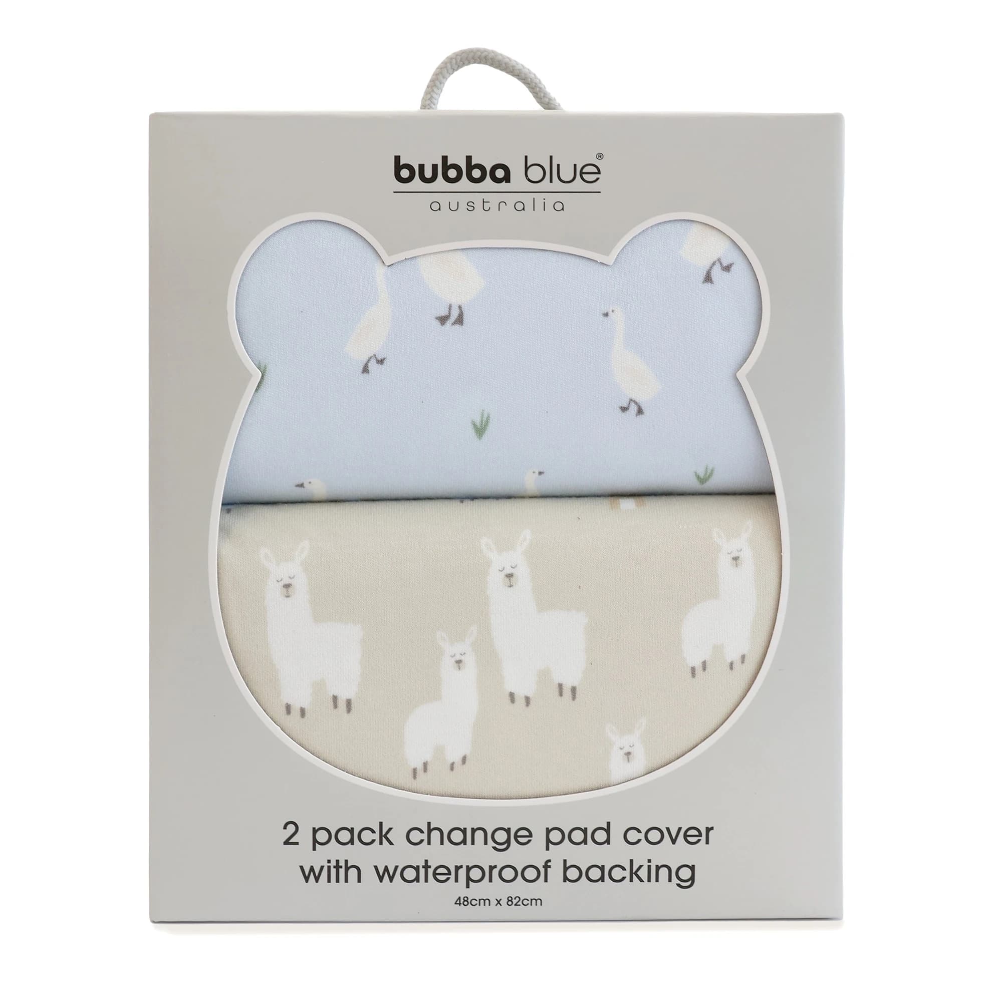 Bubba Blue 2 Pack Change Pad Cover Provincial Sky/Almond thumbnail 5