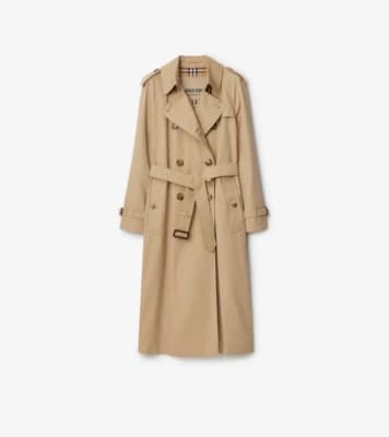 Langer Heritage-Trenchcoat „Waterloo“ (Honey) - Damen, Baumwollgabardine | Burberry® - Image 1