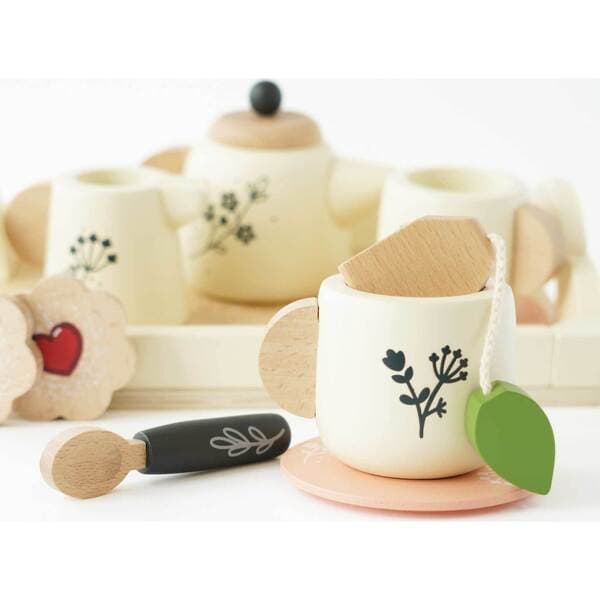 Wooden Tea Set and Tray thumbnail 4