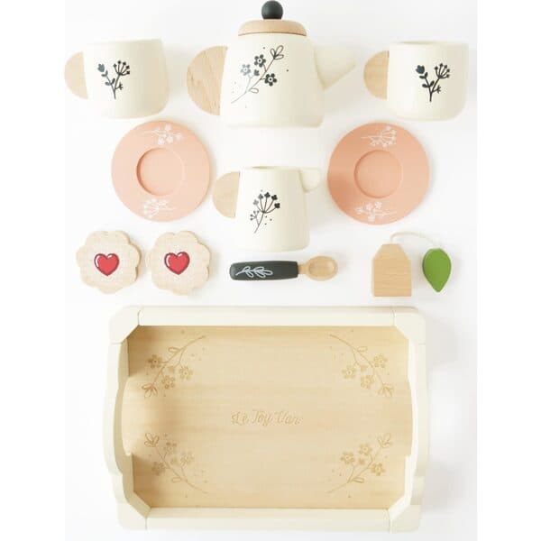 Wooden Tea Set and Tray thumbnail 3