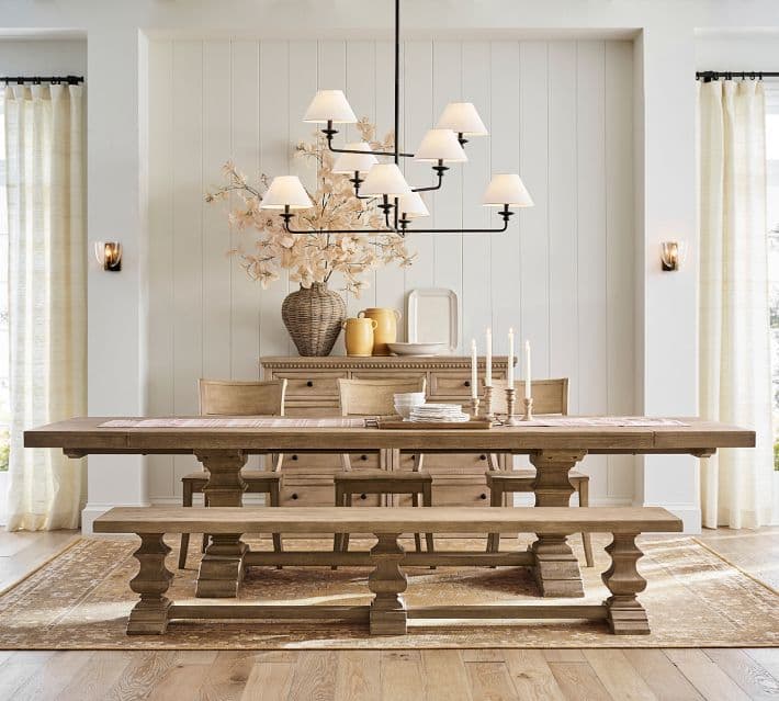 Banks Extendable Dining Table (76"-128") thumbnail 6