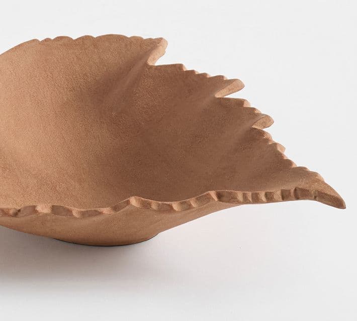 Terracotta Leaf Bowl thumbnail 4