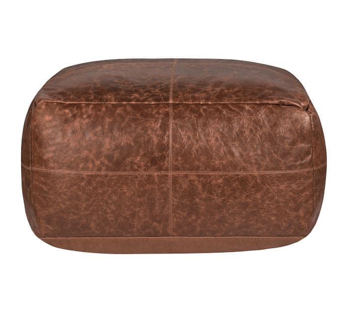 Gaona Leather Pouf thumbnail 8