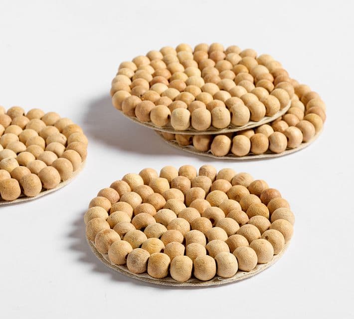 Beaded Coasters - Set of 4 thumbnail 3
