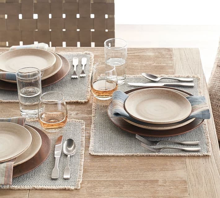 Mason Handwoven Cotton Fringe Placemats - Set of 4 thumbnail 9