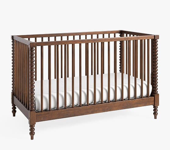 Chris Loves Julia Turned Wood Convertible Crib - Image 1