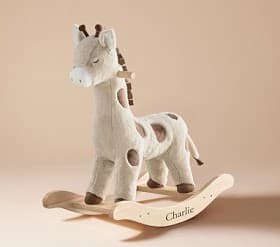 Giraffe Plush Nursery Rocker - Image 1