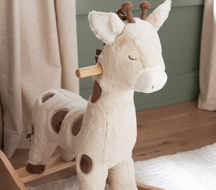 Giraffe Plush Nursery Rocker thumbnail 8