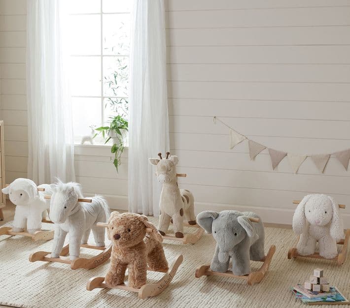 Giraffe Plush Nursery Rocker thumbnail 13