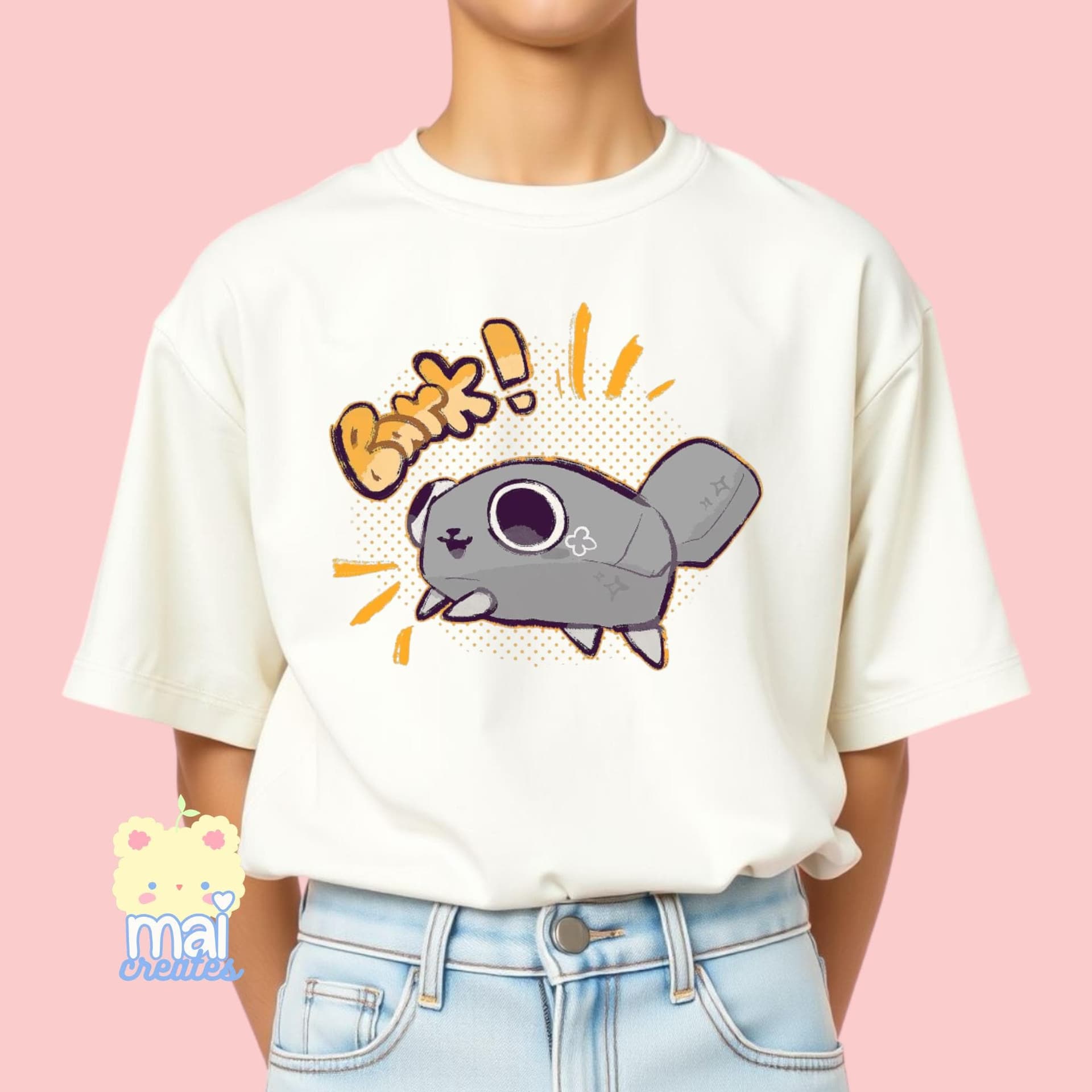 Men's Black S Roblox | Dandys World Character Pebble T-Shirt | Video Gamer Boys Girls Birthday Gift Present | - Image 1