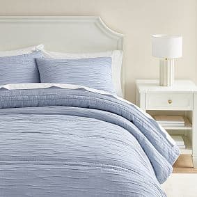 Wavy Microfiber Comforter | Pottery Barn Teen - Image 1