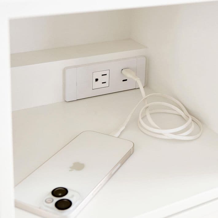 Glam Charging Storage Tower with AC Plug and USB A/C (33") thumbnail 8