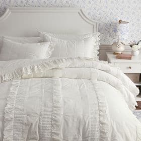 LoveShackFancy Eyelet Quilt - Image 1