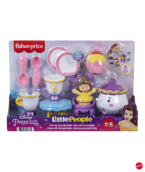 Mattel Fisher-Price Little People Disney Princess Time For Tea With Belle Playset - Image 1