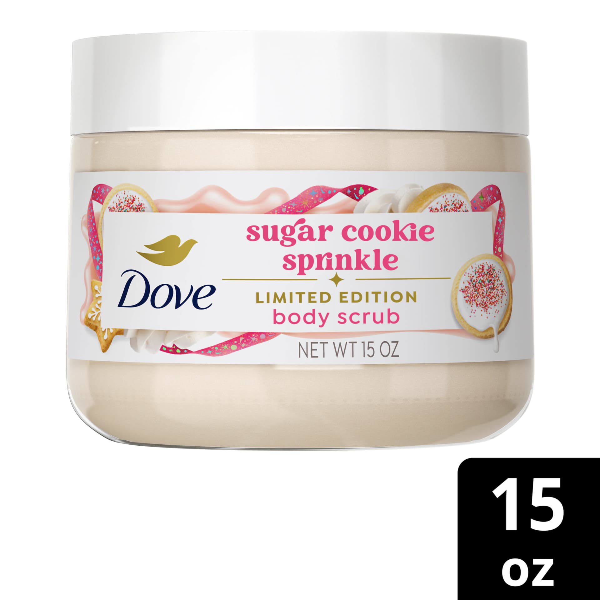 Dove Holiday Treats Body Scrub, Sugar Cookie - Image 1