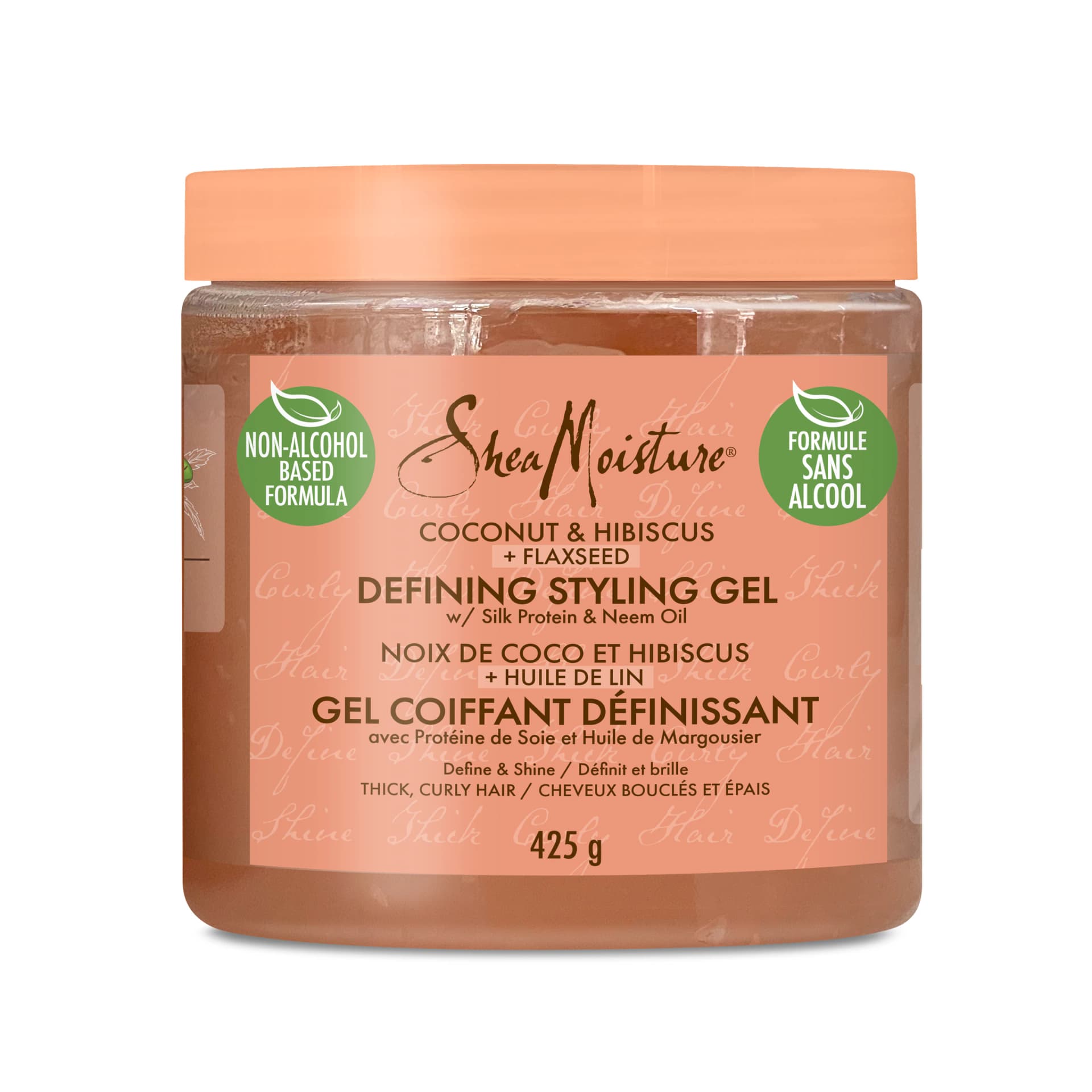 Coconut & Hibiscus Defining Styling Gel 15 oz - Image 1