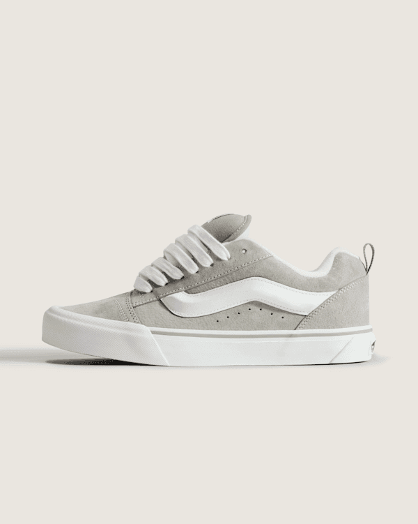 Knu Skool Suede Shoe in Light Grey| Vans US - Image 1