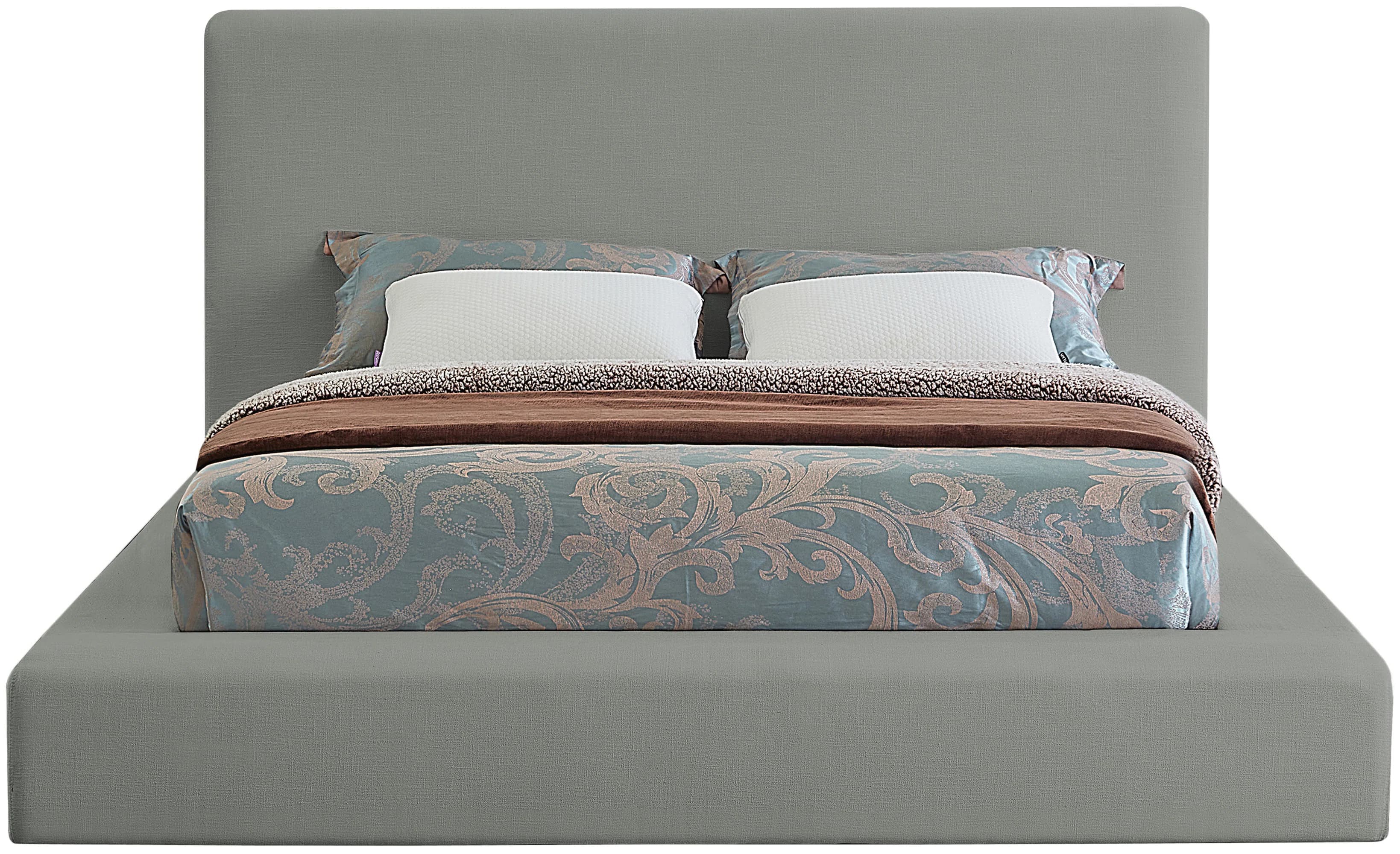 Ishia Upholstered Platform Bed - Image 1