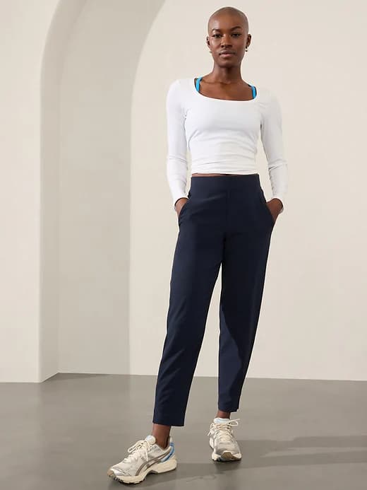 Brooklyn Mid Rise Ankle Pant - Image 1