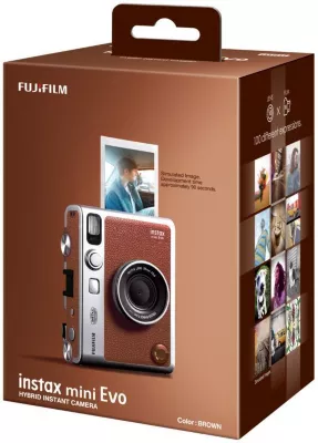 Appareil photo Instantané FUJIFILM Instax Mini EVO Brown - Image 1