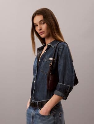 Monogram Logo Hardware Shoulder Bag thumbnail 4