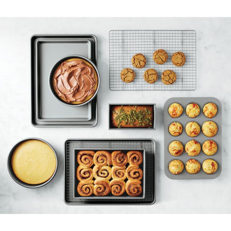 Crate & Barrel Silver Baking Sheets, Set of 2 thumbnail 3
