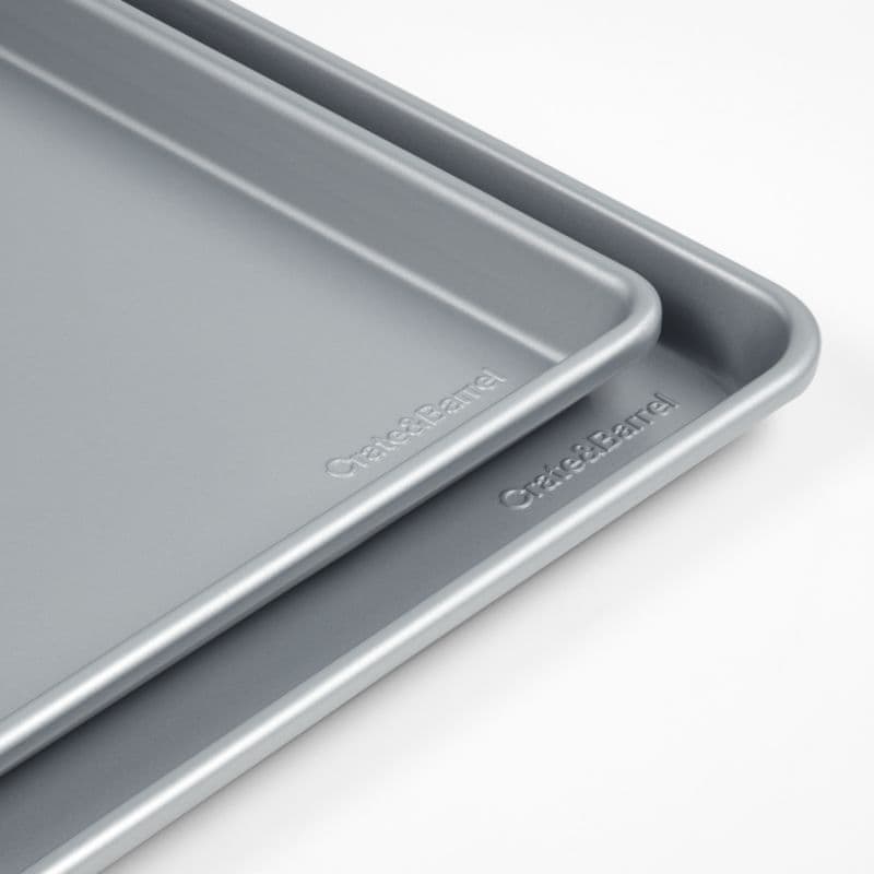 Crate & Barrel Silver Baking Sheets, Set of 2 thumbnail 6