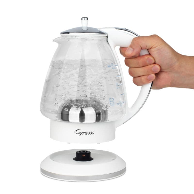 Capresso ® H20 White Electric Glass Tea Kettle thumbnail 6
