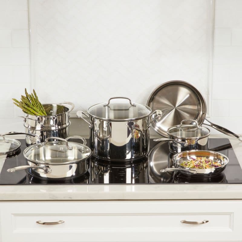 Cuisinart ® Chef's Classic™ 11-Piece Stainless Steel Cookware Set thumbnail 5