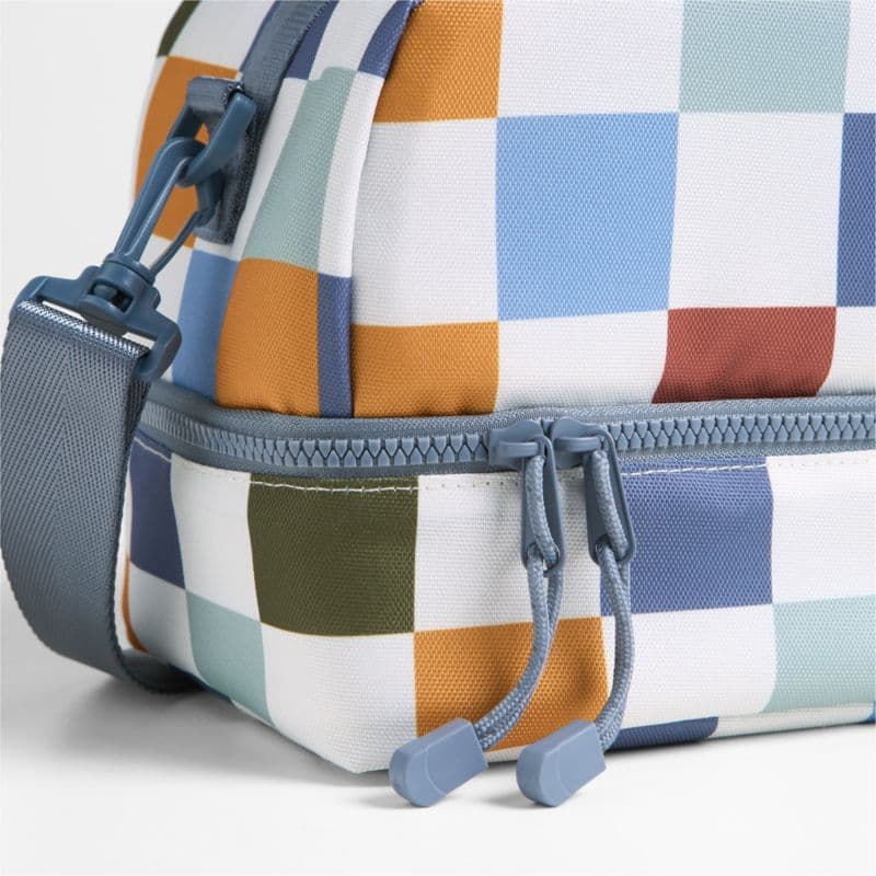 Dreamer Retro Hopscotch Dual Compartment Soft Insulated Kids Lunch Box thumbnail 12
