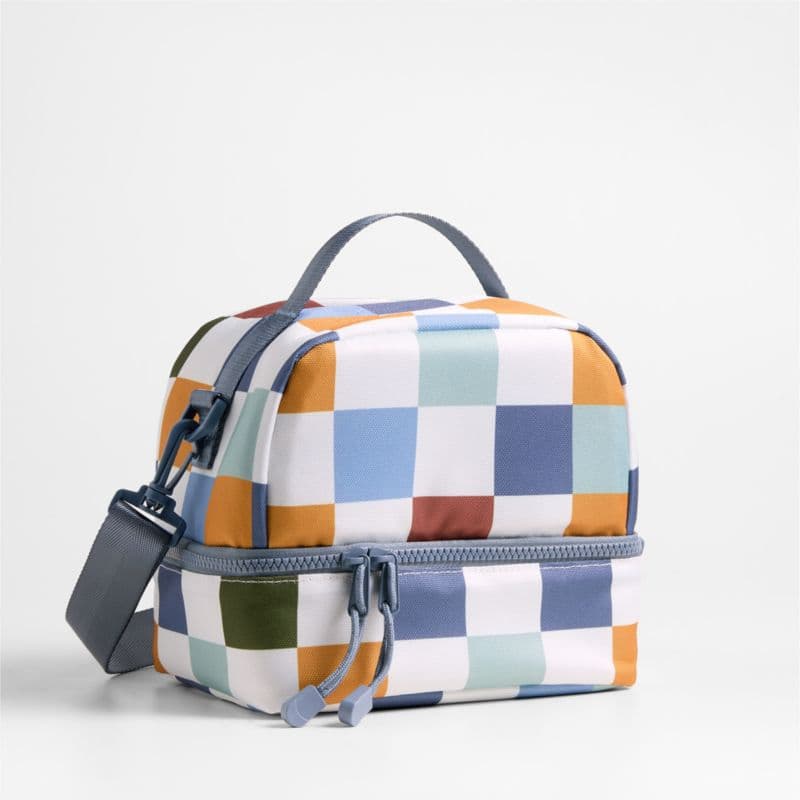 Dreamer Retro Hopscotch Dual Compartment Soft Insulated Kids Lunch Box thumbnail 9