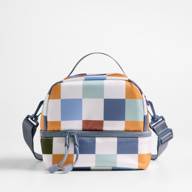 Dreamer Retro Hopscotch Dual Compartment Soft Insulated Kids Lunch Box thumbnail 8