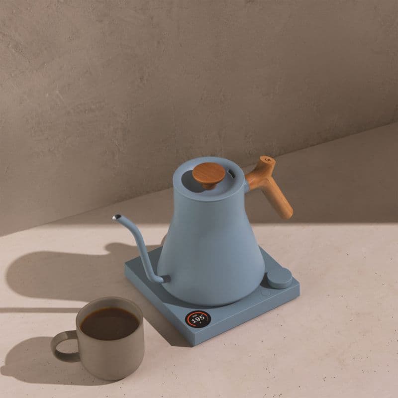 Fellow Stagg EKG Pro Electric Kettle in Hazy Blue with Maple Accents thumbnail 5