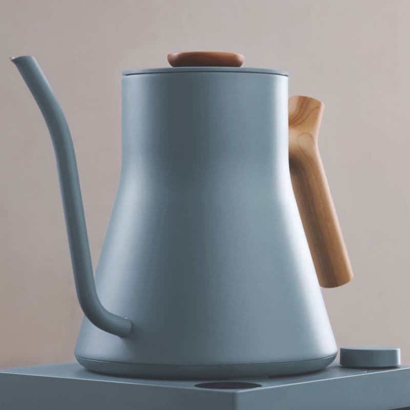 Fellow Stagg EKG Pro Electric Kettle in Hazy Blue with Maple Accents thumbnail 3