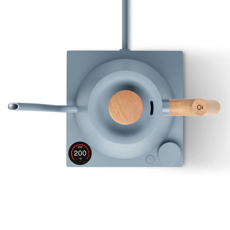 Fellow Stagg EKG Pro Electric Kettle in Hazy Blue with Maple Accents thumbnail 9