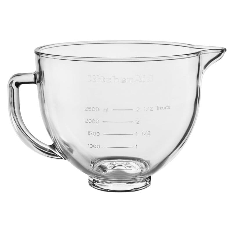 KitchenAid ® Stand Mixer 5-Qt. Glass Mixing Bowl with Measurement Markings and Lid thumbnail 5