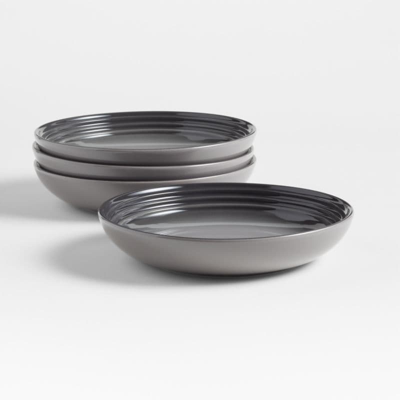 Le Creuset ® Oyster Grey Pasta Bowls, Set of 4 - Image 1