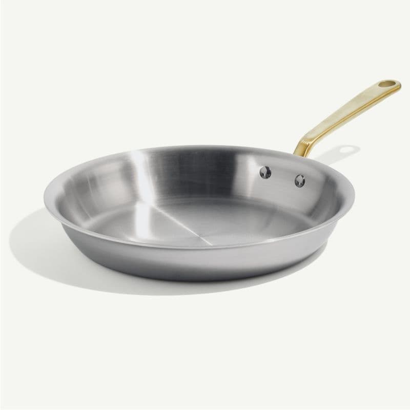 Made In Stainless Clad 10-Piece Cookware Set with Antique Brass Hardware thumbnail 12